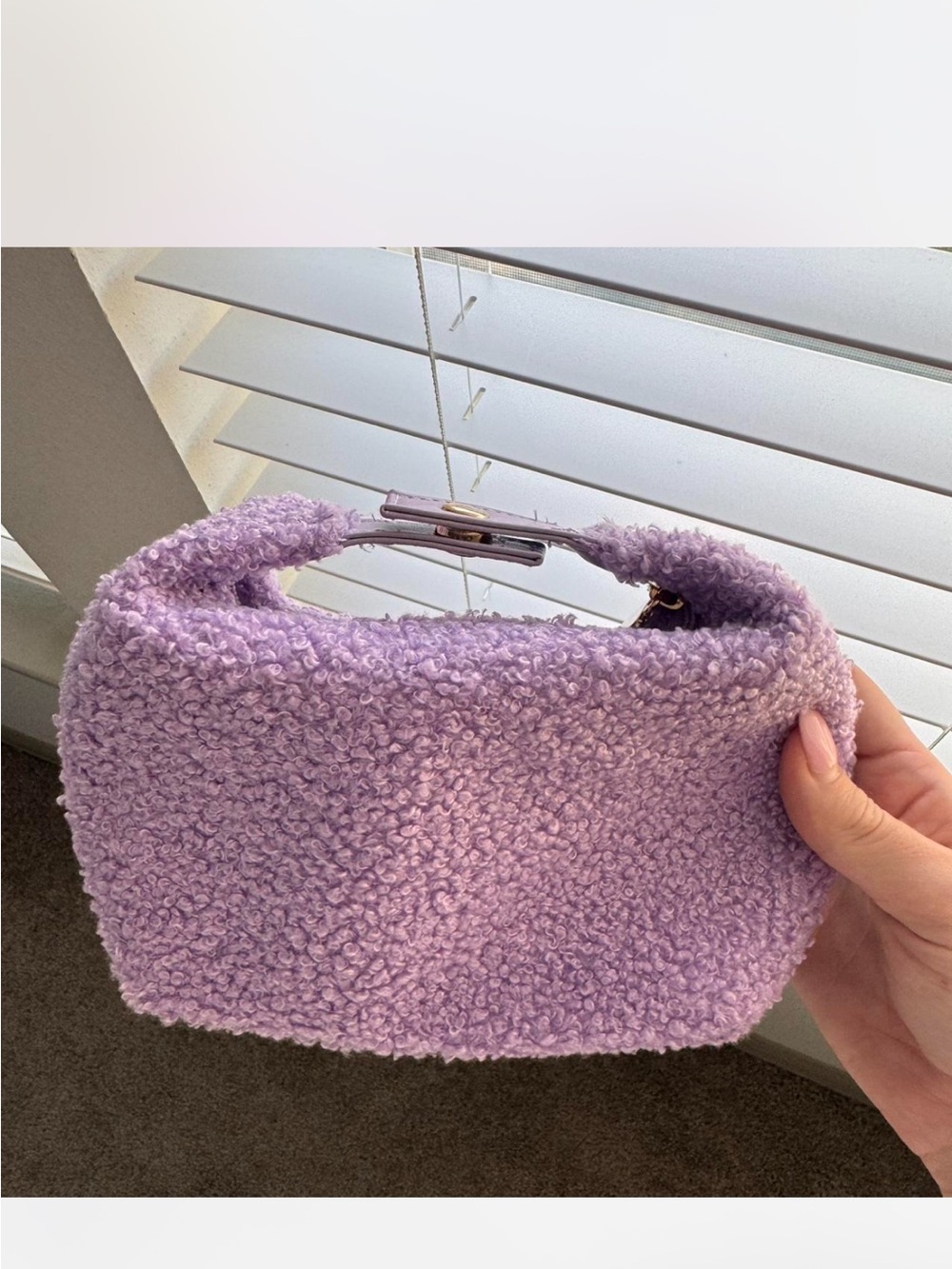 Purple mini bag